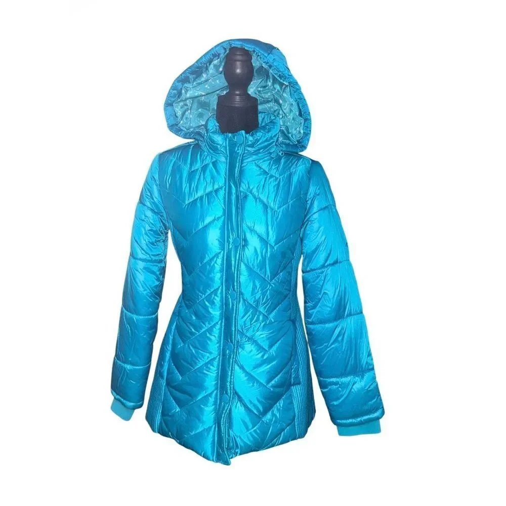 Justice Quilted Puffer Jacket